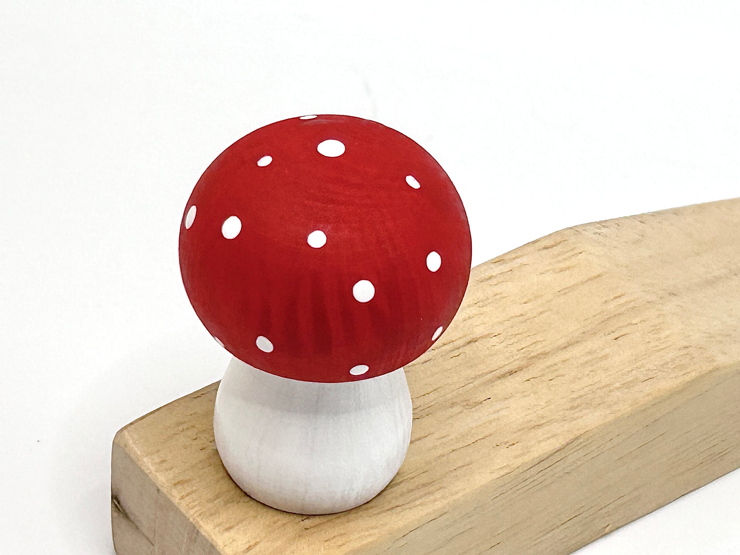 Enchanted Grove: Doorstop with Woodcarve Mushroom Ornament